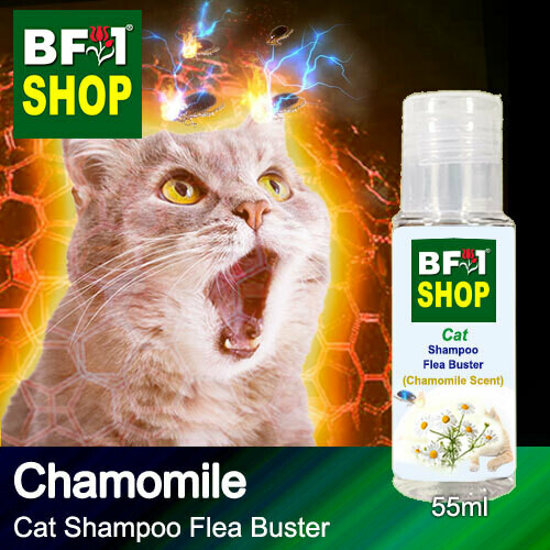 Cat Shampoo Flea Buster (CSO-Cat) - Chamomile - 55ml ⭐⭐⭐⭐⭐