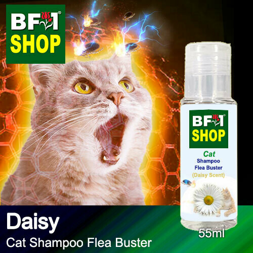 Cat Shampoo Flea Buster (CSO-Cat) - Daisy - 55ml ⭐⭐⭐⭐⭐