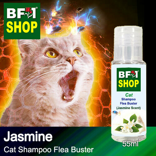 Cat Shampoo Flea Buster (CSO-Cat) - Jasmine - 55ml ⭐⭐⭐⭐⭐