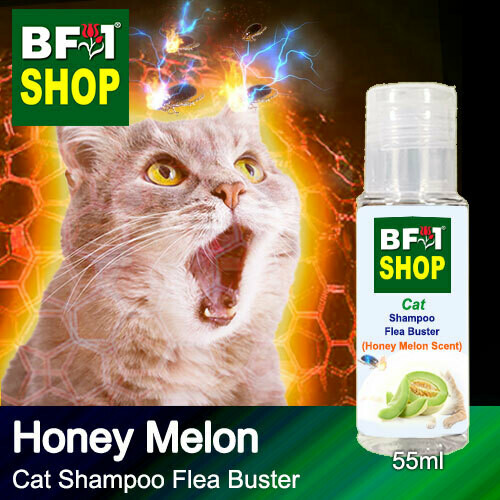 Cat Shampoo Flea Buster (CSO-Cat) - Honey Melon - 55ml ⭐⭐⭐⭐⭐