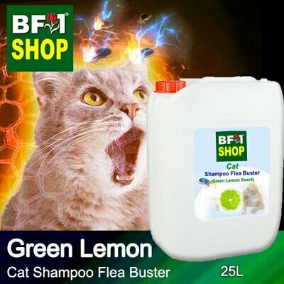 Cat Shampoo Flea Buster (CSO-Cat) - Lemon - Green Lemon - 25L ⭐⭐⭐⭐⭐