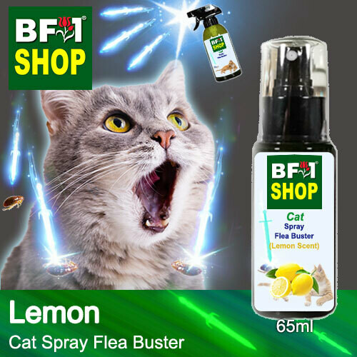 Cat Spray Flea Buster (CSY-Cat) - Lemon - 65ml ⭐⭐⭐⭐⭐