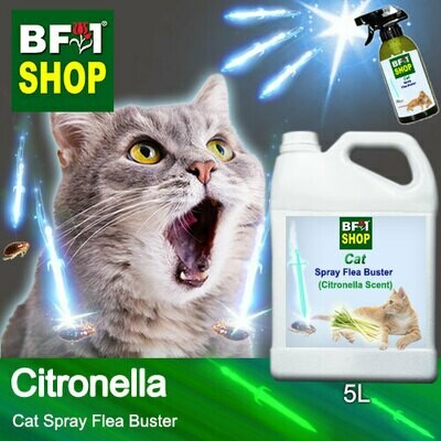 Cat Spray Flea Buster (CSY-Cat) - Citronella - 5L ⭐⭐⭐⭐⭐