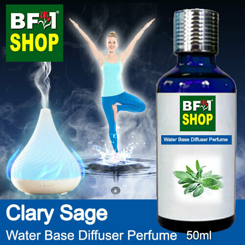 Aromatic Water Base Perfume (WBP) - Clary Sage - 50ml Diffuser Perfume