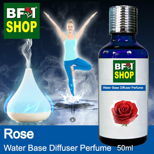 Aromatic Water Base Perfume (WBP) - Rose - 50ml Diffuser Perfume