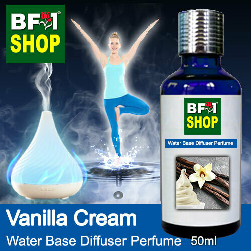 Aromatic Water Base Perfume (WBP) - Vanilla Cream - 50ml Diffuser Perfume