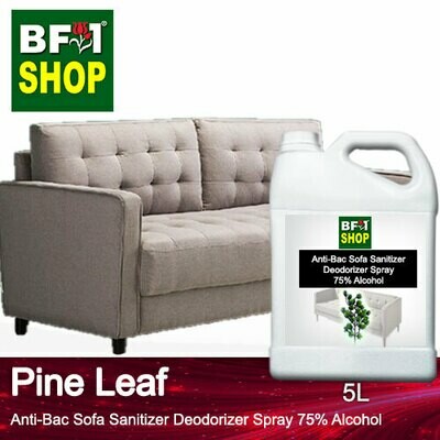 (ABSSD1) - Pine Leaf Anti-Bac Sofa Sanitizer Deodorizer Spray - 75% Alcohol - 5L