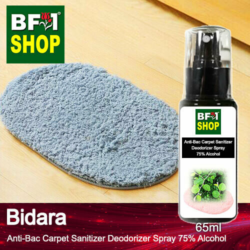 (ABCSD1) Bidara Anti-Bac Carpet Sanitizer Deodorizer Spray - 75% Alcohol - 65ml