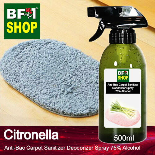 (ABCSD1) Citronella Anti-Bac Carpet Sanitizer Deodorizer Spray - 75% Alcohol - 500ml