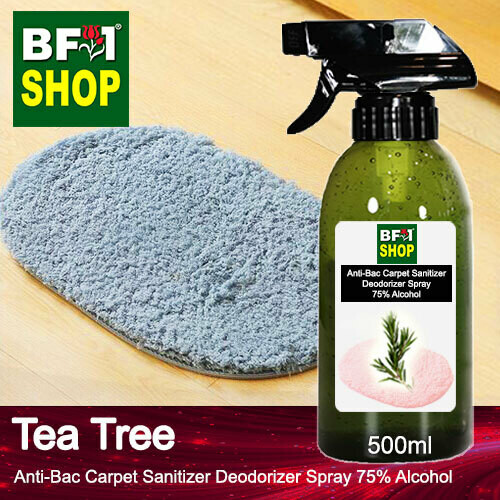 (ABCSD1) Tea Tree Anti-Bac Carpet Sanitizer Deodorizer Spray - 75% Alcohol - 500ml