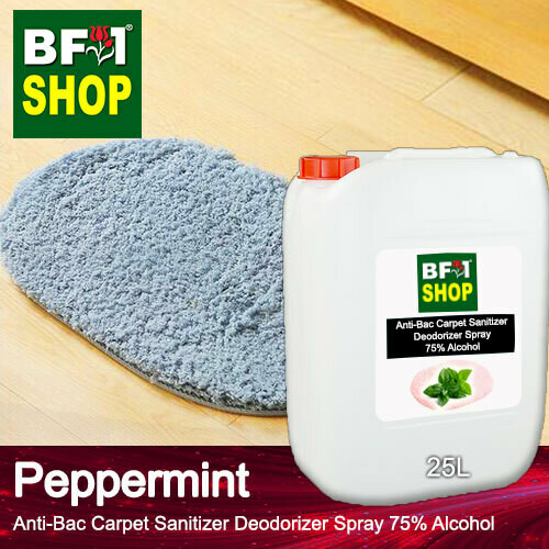 (ABCSD1) mint - Peppermint Anti-Bac Carpet Sanitizer Deodorizer Spray - 75% Alcohol - 25L