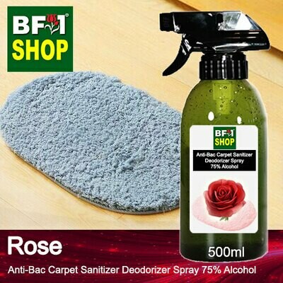 (ABCSD1) Rose Anti-Bac Carpet Sanitizer Deodorizer Spray - 75% Alcohol - 500ml