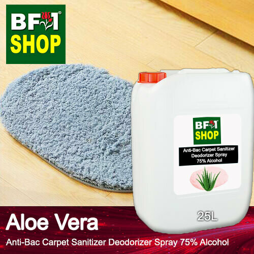 (ABCSD1) Aloe Vera Anti-Bac Carpet Sanitizer Deodorizer Spray - 75% Alcohol - 25L
