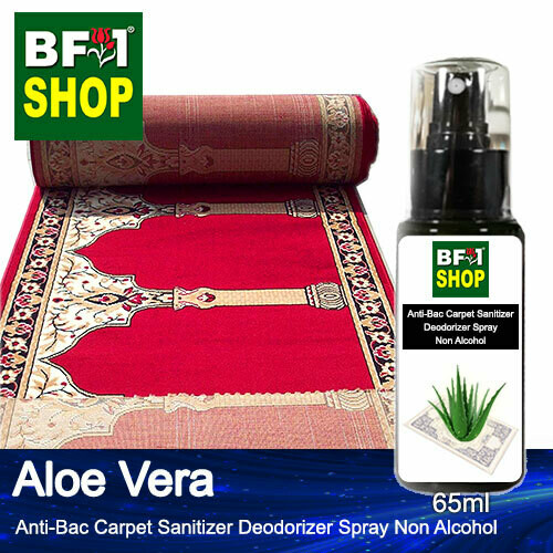 (ABCSD1) Aloe Vera Anti-Bac Carpet Sanitizer Deodorizer Spray - Non Alcohol - 65ml