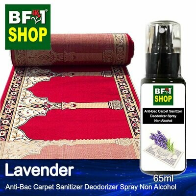 (ABCSD1) Lavender Anti-Bac Carpet Sanitizer Deodorizer Spray - Non Alcohol - 65ml