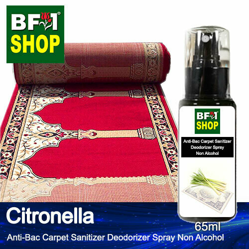 (ABCSD1) Citronella Anti-Bac Carpet Sanitizer Deodorizer Spray - Non Alcohol - 65ml