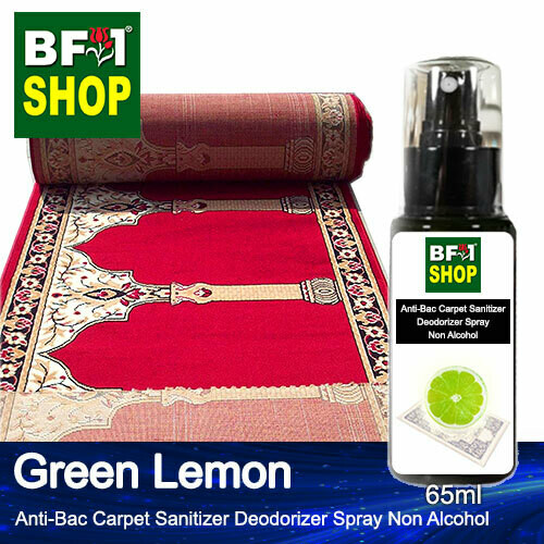 (ABCSD1) Lemon - Green Lemon Anti-Bac Carpet Sanitizer Deodorizer Spray - Non Alcohol - 65ml