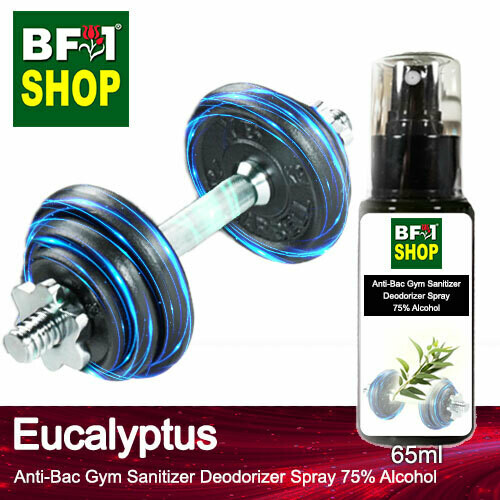 (ABGSD) Eucalyptus Anti-Bac Gym Sanitizer Deodorizer Spray - 75% Alcohol - 65ml