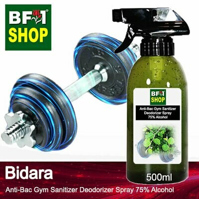 (ABGSD) Bidara Anti-Bac Gym Sanitizer Deodorizer Spray - 75% Alcohol - 500ml