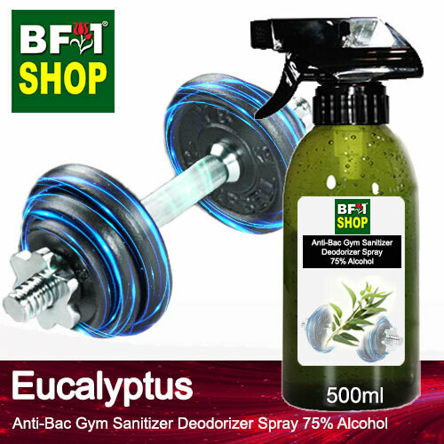 (ABGSD) Eucalyptus Anti-Bac Gym Sanitizer Deodorizer Spray - 75% Alcohol - 500ml