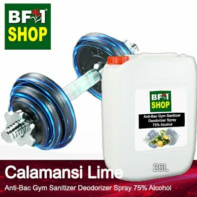 (ABGSD) lime - Calamansi Lime Anti-Bac Gym Sanitizer Deodorizer Spray - 75% Alcohol - 25L (ABGSD) lime - Calamansi Lime Anti-Bac Gym Sanitizer Deodorizer Spray - 75% Alcohol - 25L