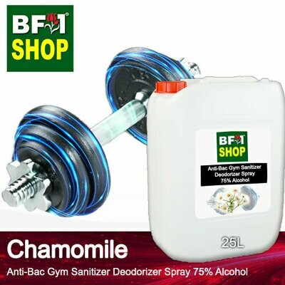 (ABGSD) Chamomile Anti-Bac Gym Sanitizer Deodorizer Spray - 75% Alcohol - 25L (ABGSD) Chamomile Anti-Bac Gym Sanitizer Deodorizer Spray - 75% Alcohol - 25L