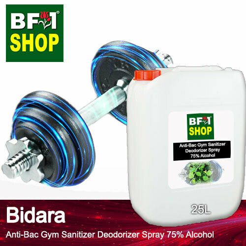 (ABGSD) Bidara Anti-Bac Gym Sanitizer Deodorizer Spray - 75% Alcohol - 25L