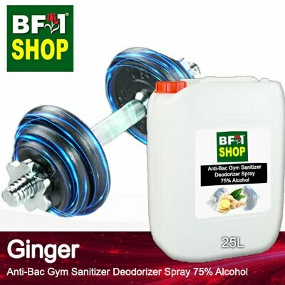 (ABGSD) Ginger Anti-Bac Gym Sanitizer Deodorizer Spray - 75% Alcohol - 25L (ABGSD) Ginger Anti-Bac Gym Sanitizer Deodorizer Spray - 75% Alcohol - 25L
