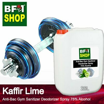 (ABGSD) lime - Kaffir Lime Anti-Bac Gym Sanitizer Deodorizer Spray - 75% Alcohol - 25L (ABGSD) lime - Kaffir Lime Anti-Bac Gym Sanitizer Deodorizer Spray - 75% Alcohol - 25L