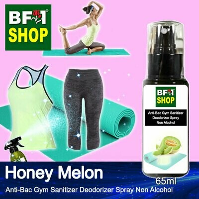 (ABGSD) Honey Melon Anti-Bac Gym Sanitizer Deodorizer Spray - Non Alcohol - 65ml