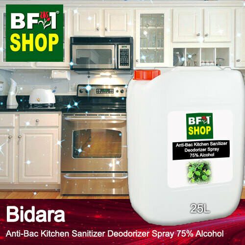 (ABKSD) Bidara Anti-Bac Kitchen Sanitizer Deodorizer Spray - 75% Alcohol - 25L