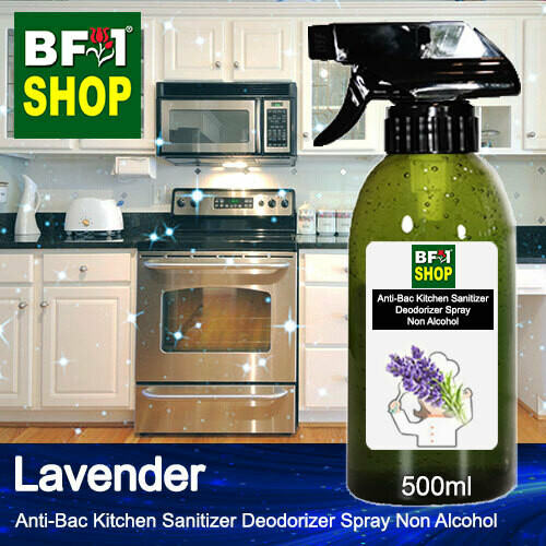 (ABKSD) Lavender Anti-Bac Kitchen Sanitizer Deodorizer Spray - Non Alcohol - 500ml