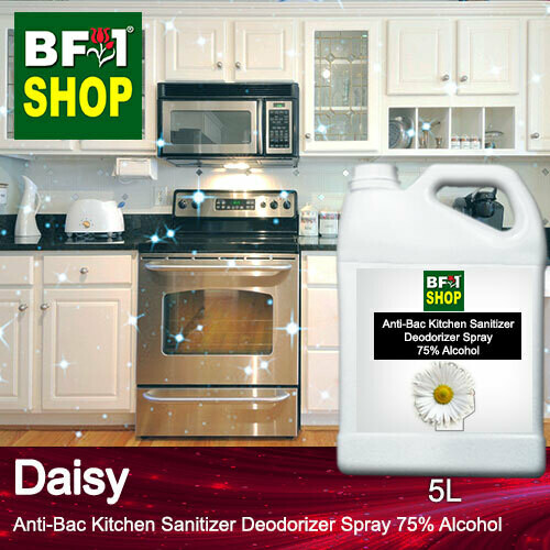 (ABKSD) Daisy Anti-Bac Kitchen Sanitizer Deodorizer Spray - 75% Alcohol - 5L