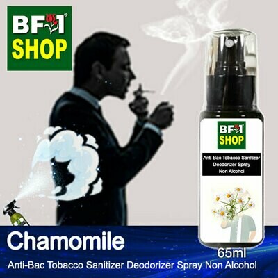 (ABTSD1) Chamomile Anti-Bac Tobacco Sanitizer Deodorizer Spray - Non Alcohol - 65ml