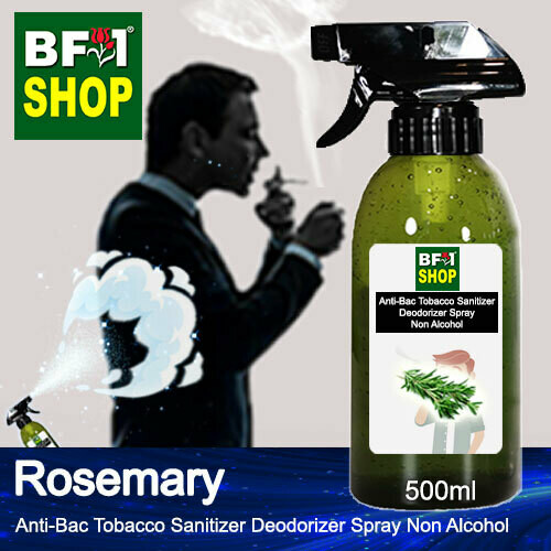 (ABTSD1) Rosemary Anti-Bac Tobacco Sanitizer Deodorizer Spray - Non Alcohol - 500ml