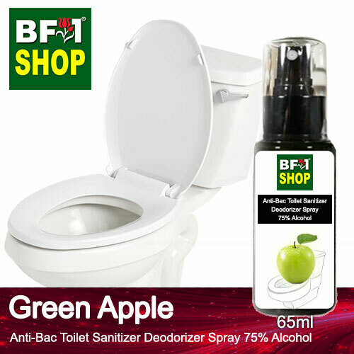 (ABTSD) Apple - Green Apple Anti-Bac Toilet Sanitizer Deodorizer Spray - 75% Alcohol - 65ml