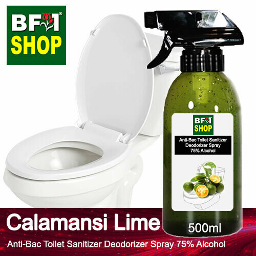 (ABTSD) lime - Calamansi Lime Anti-Bac Toilet Sanitizer Deodorizer Spray - 75% Alcohol - 500ml