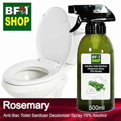 (ABTSD) Rosemary Anti-Bac Toilet Sanitizer Deodorizer Spray - 75% Alcohol - 500ml