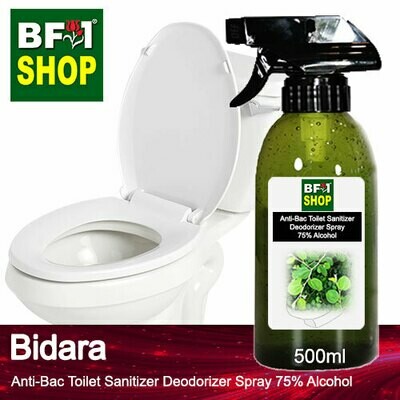 (ABTSD) Bidara Anti-Bac Toilet Sanitizer Deodorizer Spray - 75% Alcohol - 500ml