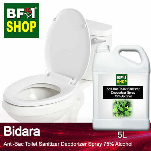 (ABTSD) Bidara Anti-Bac Toilet Sanitizer Deodorizer Spray - 75% Alcohol - 5L (ABTSD) Bidara Anti-Bac Toilet Sanitizer Deodorizer Spray - 75% Alcohol - 5L