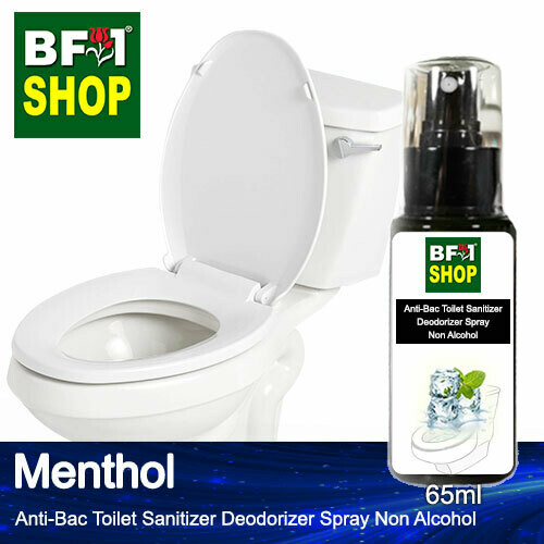 (ABTSD) Menthol Anti-Bac Toilet Sanitizer Deodorizer Spray - Non Alcohol - 65ml