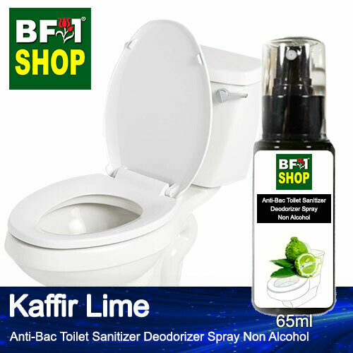 (ABTSD) lime - Kaffir Lime Anti-Bac Toilet Sanitizer Deodorizer Spray - Non Alcohol - 65ml