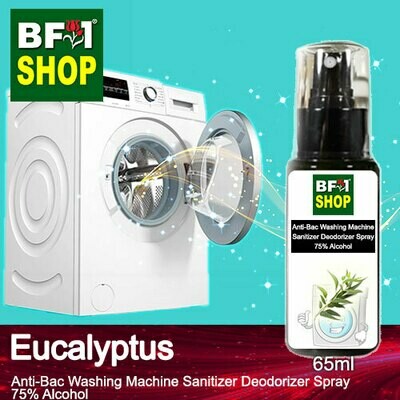 (ABWMSD) Eucalyptus Anti-Bac Washing Machine Sanitizer Deodorizer Spray - 75% Alcohol - 65ml