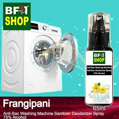 (ABWMSD) Frangipani Anti-Bac Washing Machine Sanitizer Deodorizer Spray - 75% Alcohol - 65ml