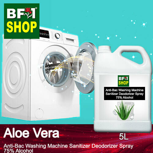 (ABWMSD) Aloe Vera Anti-Bac Washing Machine Sanitizer Deodorizer Spray - 75% Alcohol - 5L (ABWMSD) Aloe Vera Anti-Bac Washing Machine Sanitizer Deodorizer Spray - 75% Alcohol - 5L