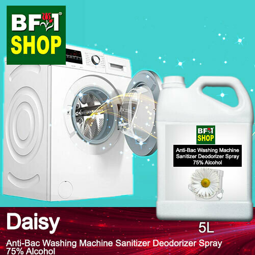 (ABWMSD) Daisy Anti-Bac Washing Machine Sanitizer Deodorizer Spray - 75% Alcohol - 5L (ABWMSD) Daisy Anti-Bac Washing Machine Sanitizer Deodorizer Spray - 75% Alcohol - 5L