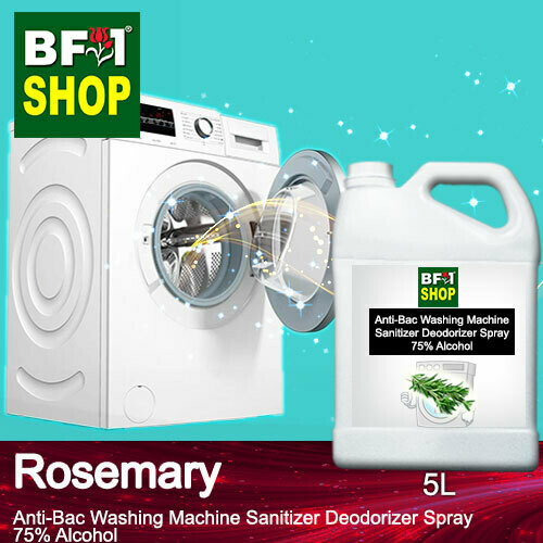 (ABWMSD) Rosemary Anti-Bac Washing Machine Sanitizer Deodorizer Spray - 75% Alcohol - 5L (ABWMSD) Rosemary Anti-Bac Washing Machine Sanitizer Deodorizer Spray - 75% Alcohol - 5L