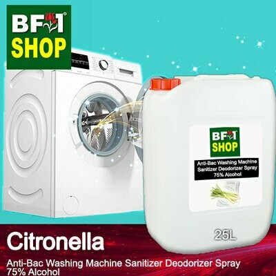 (ABWMSD) Citronella Anti-Bac Washing Machine Sanitizer Deodorizer Spray - 75% Alcohol - 25L