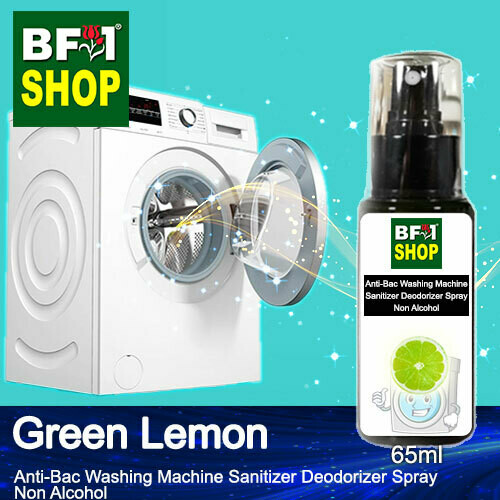 (ABWMSD) Lemon - Green Lemon Anti-Bac Washing Machine Sanitizer Deodorizer Spray - Non Alcohol - 65ml