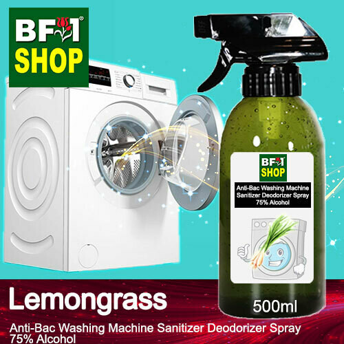 (ABWMSD) Lemongrass Anti-Bac Washing Machine Sanitizer Deodorizer Spray - 75% Alcohol - 500ml